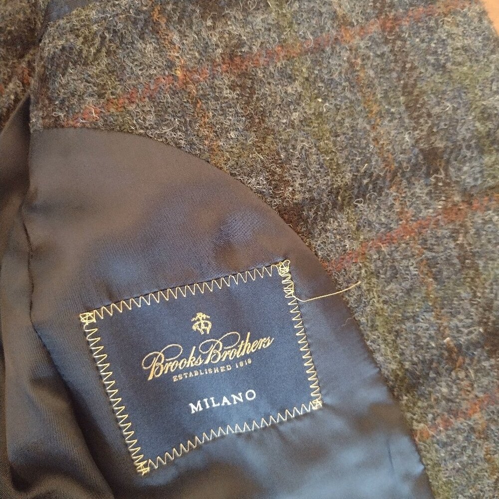 Brooks Brothers Harris Tweed Sport Coat Size 36S - Milano Fit - Picture 7 of 16
